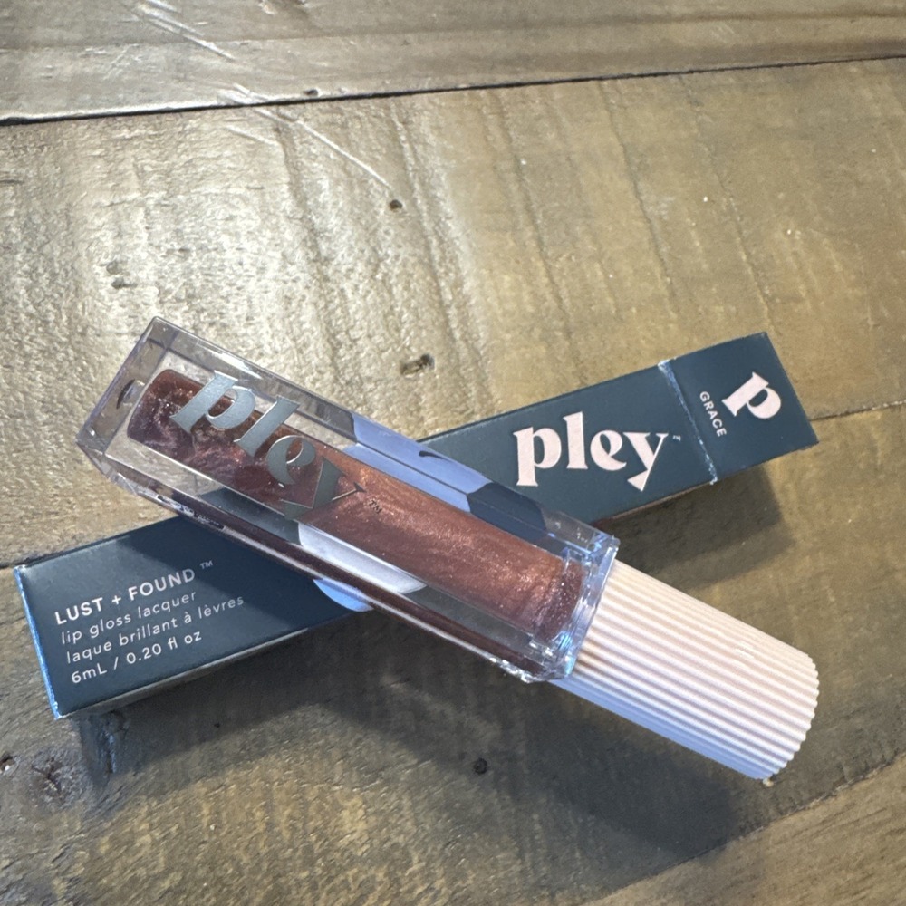 pley Lust + Found Lip Gloss Shine Liquid 6mL 0.20oz  Lust + Found Grace  NIB B2